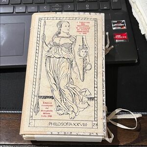 Vintage Italian Book with Illustrations tartocchi tarot cards from Italy new